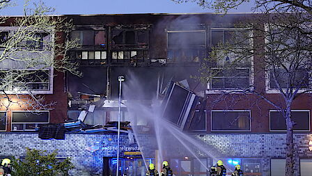 Explosie appartementencomplex Umbriellaan