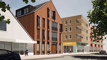 Impressie nieuwbouw Middenweg 243