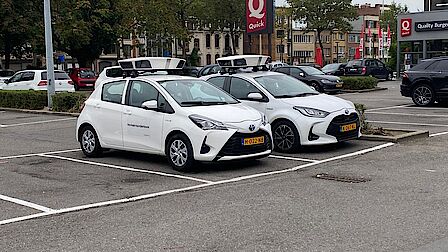 Voorbeeld van een scanauto